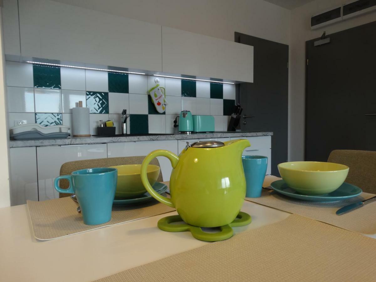 Apartment Z Widokiem Na Morze - Turkusowy *